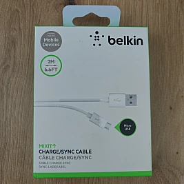 Cablu alimentare si date USB A la Micro USB Belkin, Nou, 2M