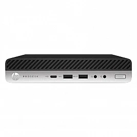 Unitate PC Refurbished HP ProDesk 600 G4 DM Mini PC, Procesor Intel Core i3-8100T, 8 GB RAM, 500 GB HDD, Windows 11 Pro, Stare Buna