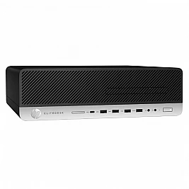 Unitate PC Refurbished HP EliteDesk 800 G4 SFF, Procesor I5 8500T, 8 GB RAM, 250 GB SSD, Windows 11 Home, Stare Uzura accentuata