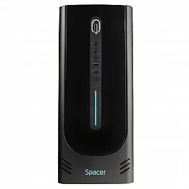 Calculator gaming TechTower, Intel Core i7 6700, Memorie RAM 16 GB DDR4, Capacitate 2 TB SSD, Placa video RX550 4GB, Black, Windows