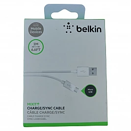 Cablu alimentare si date USB A la Micro USB Belkin, Nou, 2M