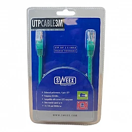 Cablu UTP CAT 5E SWEEX Nou, 3M
