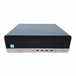 Unitate PC Refurbished HP EliteDesk 800 G3 SFF, Intel Core I5-7500, 8 GB RAM, 256 GB SSD NVMe, DVD/RW, Windows 10 Pro, Stare Buna
