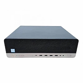 Unitate PC Refurbished HP EliteDesk 800 G3 SFF, Intel Core I5-7500T, 8 GB RAM, 128 GB SSD, Windows 10 Pro, Stare Corecta