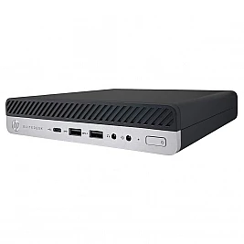 Unitate PC Refurbished HP EliteDesk 800 G5 Mini PC, Intel Core I7-9700T, 16 GB RAM, 256 GB SSD NVME Nou, Windows 11 Pro, Wireless, Stare Foarte Buna