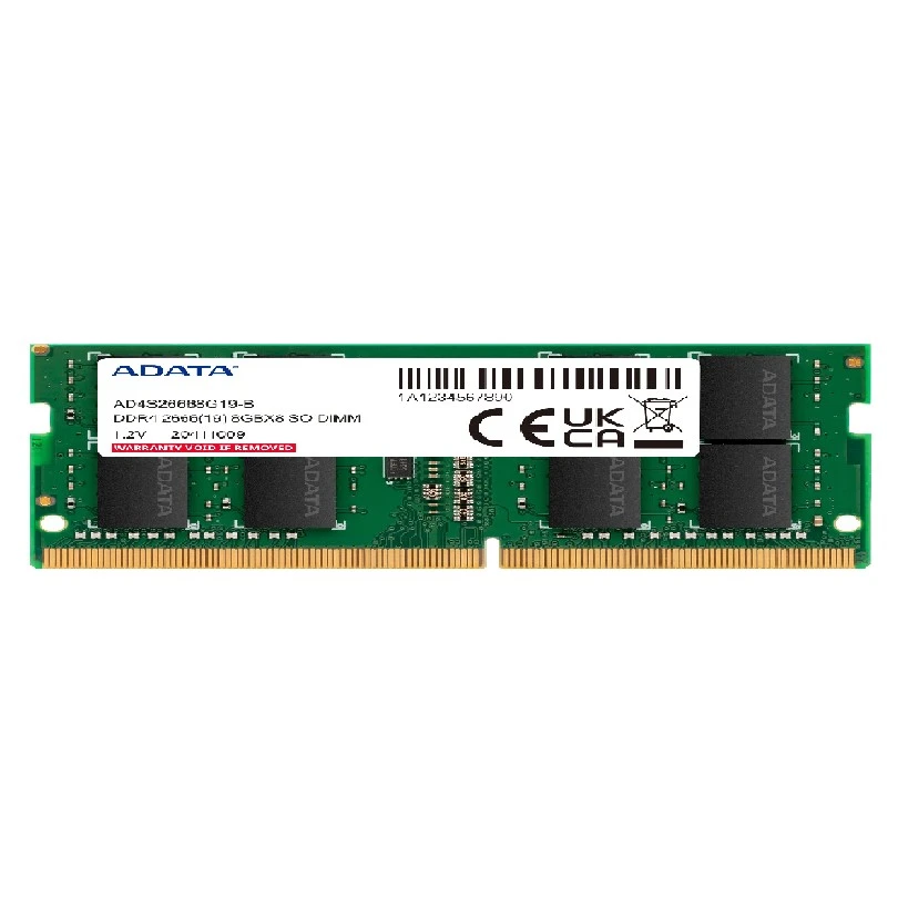 Memorie RAM Laptop SODIMM ADATA 8GB DDR4 2666 MHz, AD4S26668G19-SGN