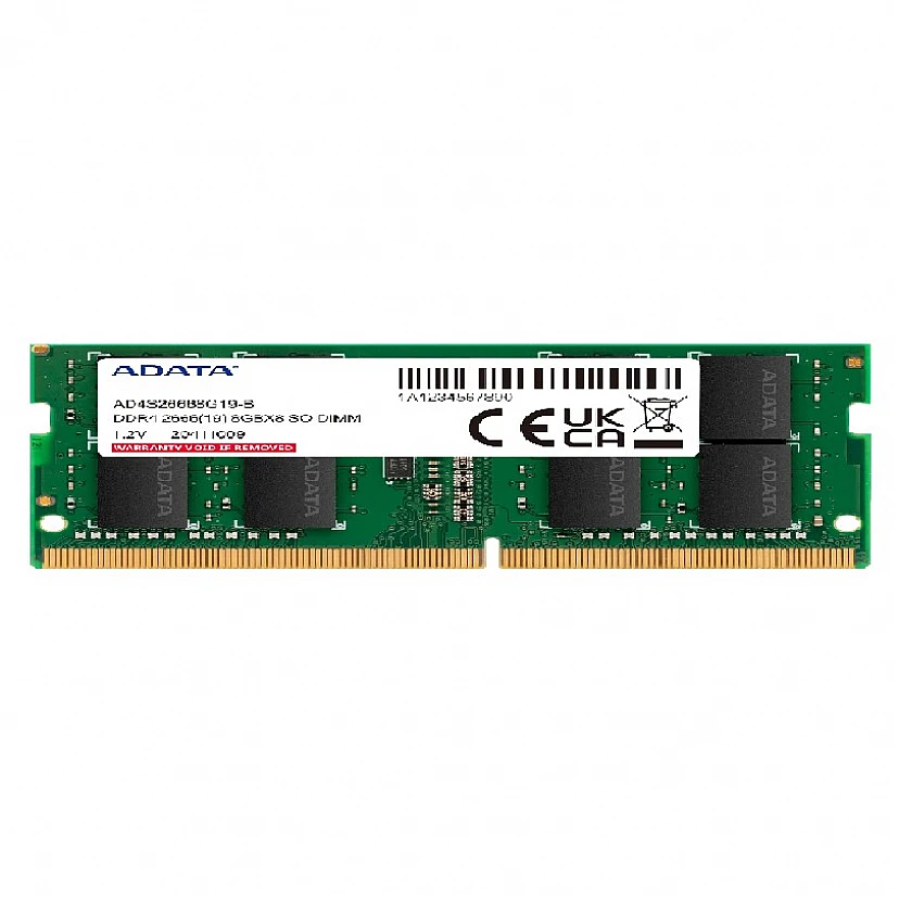 Memorie RAM Laptop SODIMM ADATA 8GB DDR4 2666 MHz, AD4S26668G19-SGN