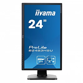 Monitor Refurbished LED, IIYAMA ProLite B2483HSU-B1DP, 24 inch, Rezolutie Full HD, Stare Corecta